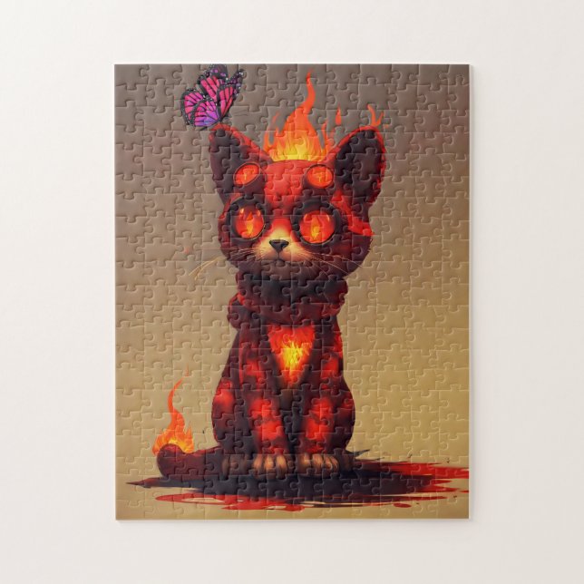 Inferno Kattunge Pussel (Vertikal)