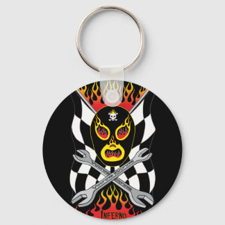 Inferno Luchador Mexican Wrestler Keychain Nyckelring