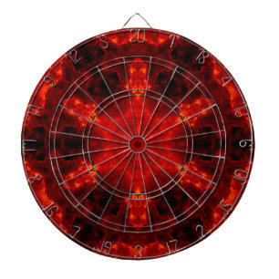 Inferno Nexus - Fiery Kaleidoscope Art Darttavla