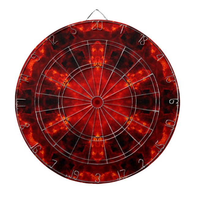 Inferno Nexus - Fiery Kaleidoscope Art Darttavla (Framsidan)