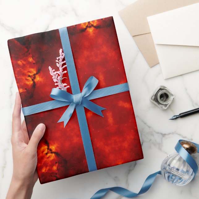 Inferno Nexus - Fiery Kaleidoscope Art Presentpapper (Gåvor)