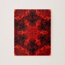 Inferno Nexus - Fiery Kaleidoscope Art Pussel
