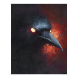 Inferno Raven-profil Fototryck
