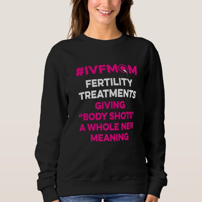 InfertiF Survivor Warrior Mamma Shot Transfer Day  T Shirt (Framsida)