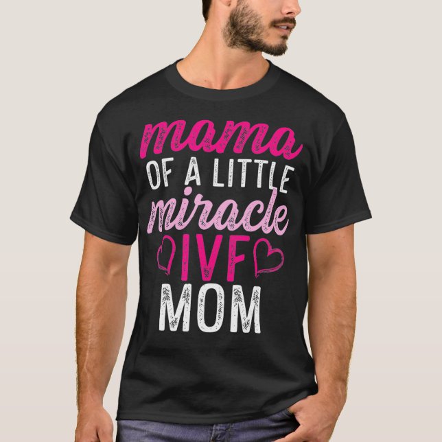 Infertilitet hos IVF Survivor Warrior Mamma Transf T Shirt (Framsida)