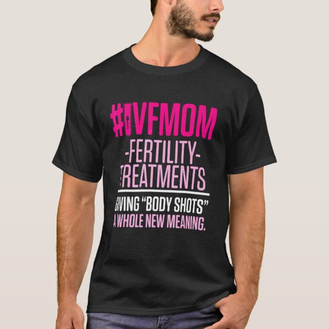Infertilitet hos ivf Survivor Warrior Transfer Day T Shirt (Framsida)