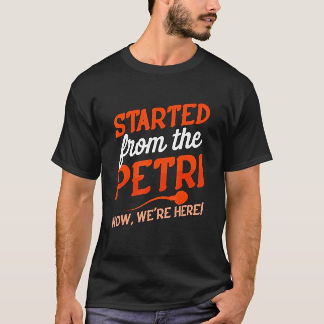 Infertilitet hos ivf Survivor Warrior Transfer Day T Shirt (Framsida)