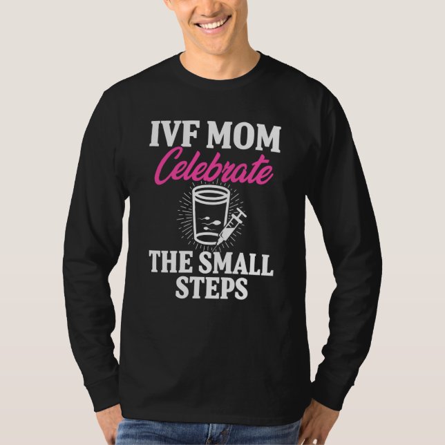 Infertilitet i ivf Warrior Mamma Step Transfer Day T Shirt (Framsida)