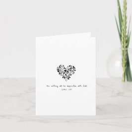 Infertilitet/IVF-uppmuntran Luke 1:37-kort Kort