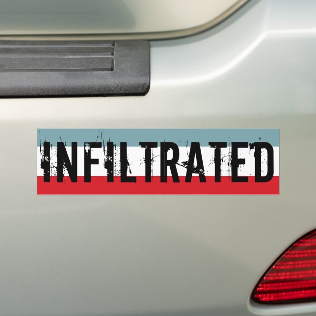 Infiltrerat Bumper-märke Bildekal (På Bil)