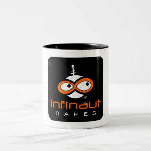 Infinaut logotyp Två-Tonad mugg
