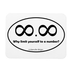 Infininity pricker oändlighetsdekal magnet