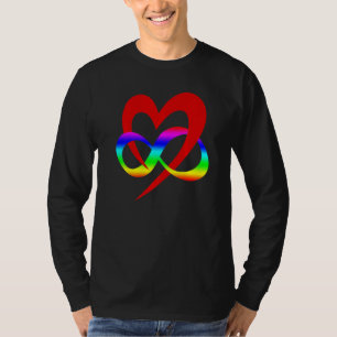 Infinit Heart Polyamory Symbol LGBT CSD T Shirt