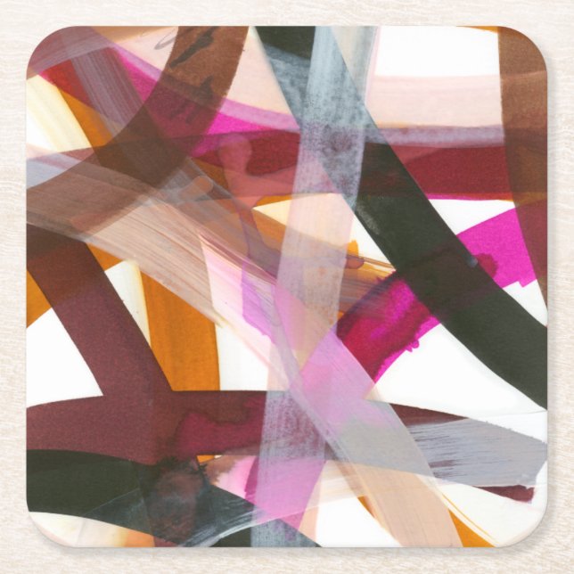 Infinit Väg II Underlägg Papper Kvadrat (Framsidan)