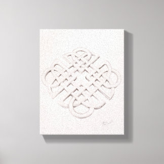 Infinite Celtic Knot Teckning Canvastryck