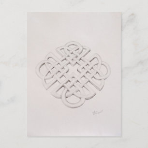Infinite Celtic Knot Teckning Vykort