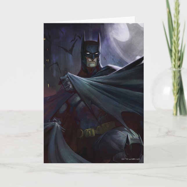 Infinite Crisis Batman Illustration Kort (Framsida)