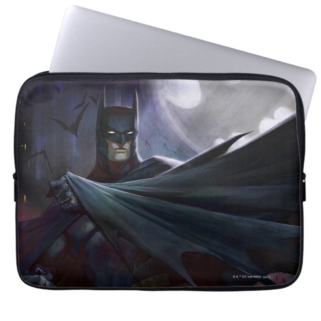 Infinite Crisis Batman Illustration Laptop Fodral (Framsidan)