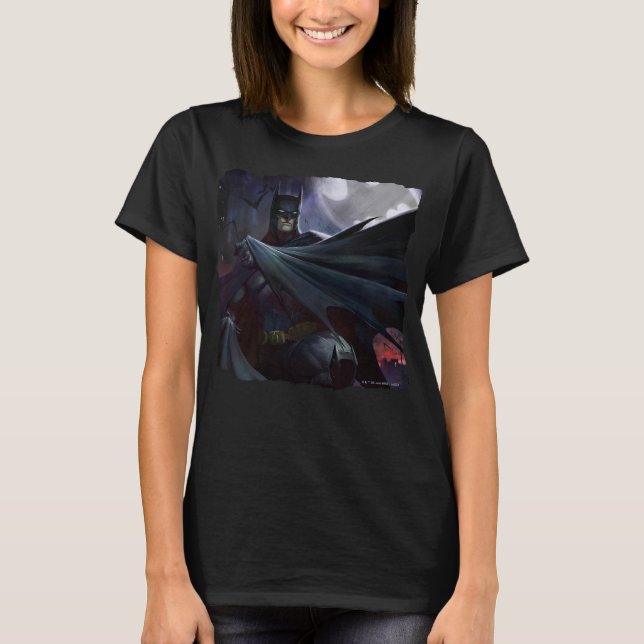 Infinite Crisis Batman Illustration T Shirt (Framsida)
