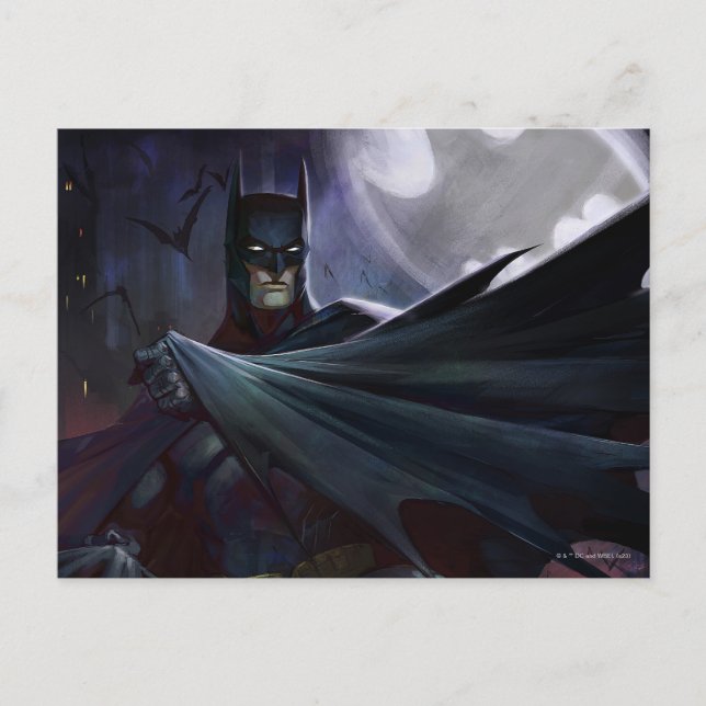 Infinite Crisis Batman Illustration Vykort (Framsida)