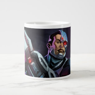 Infinite Crisis Cyborg Illustration Jumbo Mugg