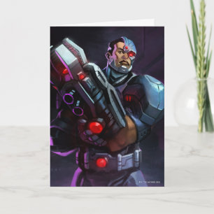 Infinite Crisis Cyborg Illustration Kort