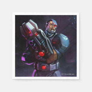 Infinite Crisis Cyborg Illustration Pappersservett