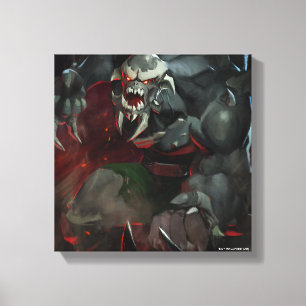 Infinite Crisis Doomsday Illustration Canvastryck