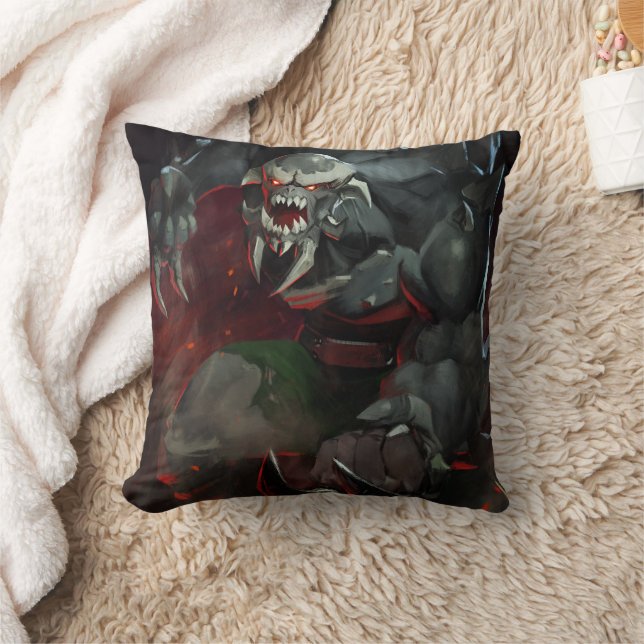 Infinite Crisis Doomsday Illustration Kudde (Filt)