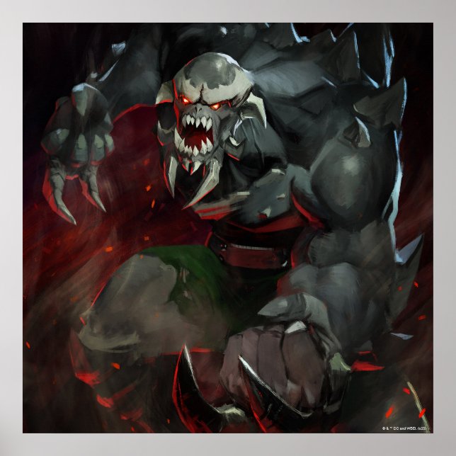 Infinite Crisis Doomsday Illustration Poster (Framsidan)