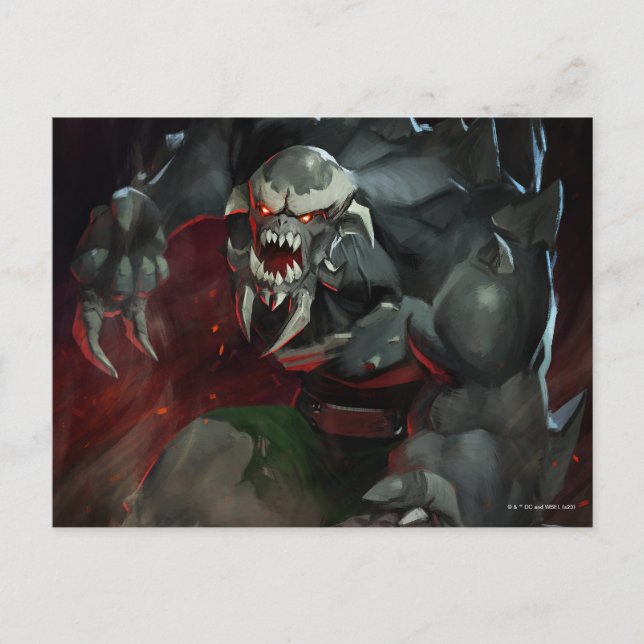 Infinite Crisis Doomsday Illustration Vykort (Framsida)