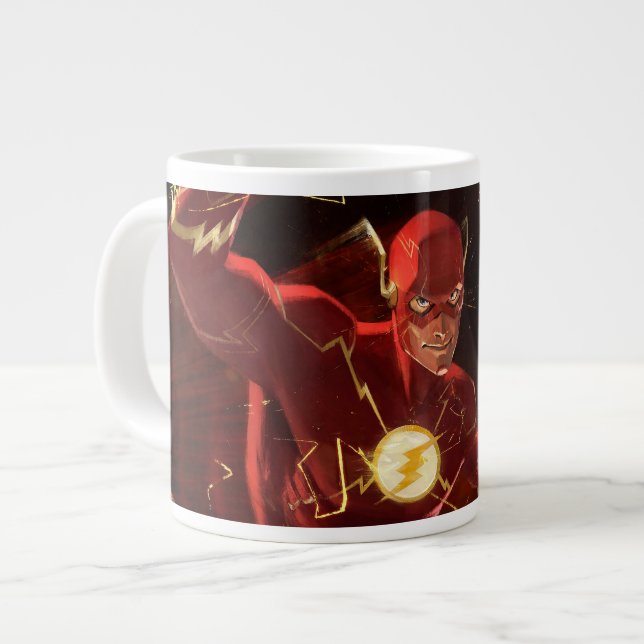 Infinite Crisis Flash Illustration Jumbo Mugg (Framsida vänster)