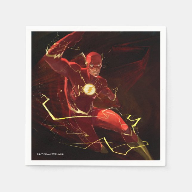 Infinite Crisis Flash Illustration Pappersservett (Framsidan)