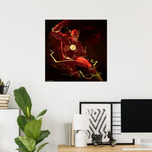 Infinite Crisis Flash Illustration Poster