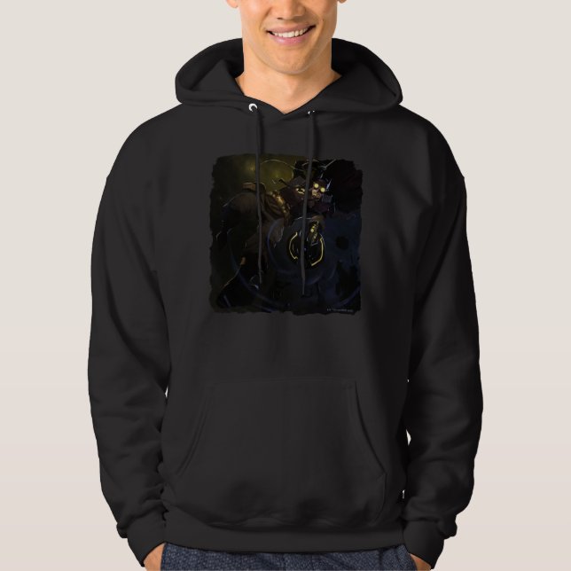 Infinite Crisis Gaslight Batman Illustration Hoodie (Framsida)