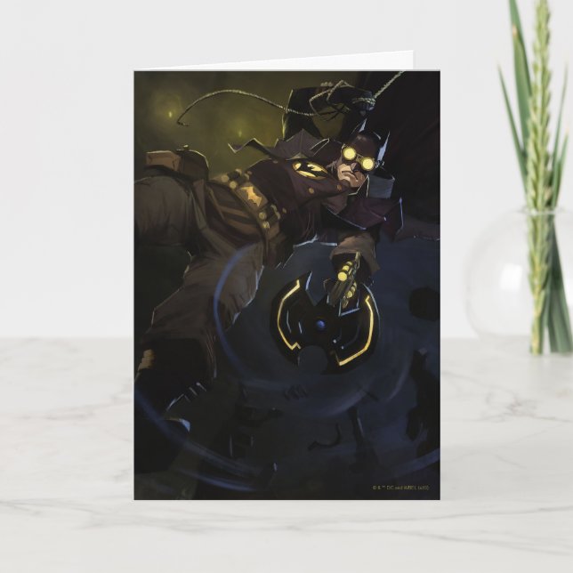 Infinite Crisis Gaslight Batman Illustration Kort (Framsida)