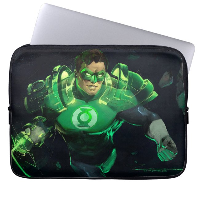 Infinite Crisis Grönt Lantern Illustration Laptop Fodral (Framsidan)