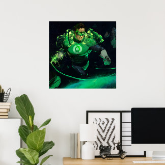 Infinite Crisis Grönt Lantern Illustration Poster
