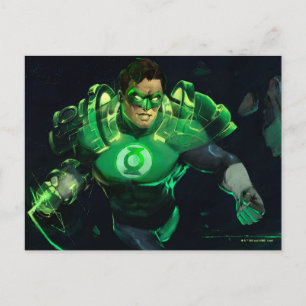 Infinite Crisis Grönt Lantern Illustration Vykort