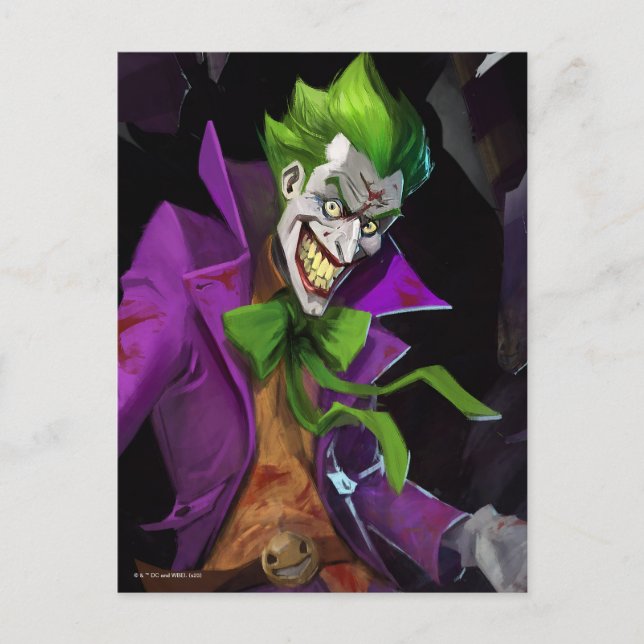 Infinite Crisis Joker Illustration Vykort (Framsida)