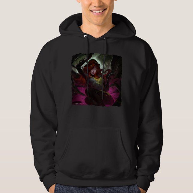Infinite Crisis Poison Ivy Illustration Hoodie (Framsida)