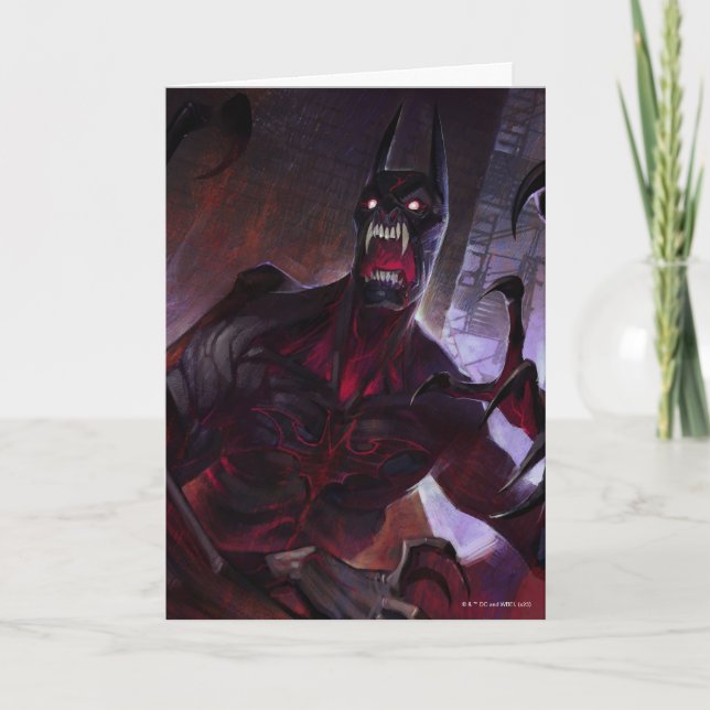 Infinite Crisis Vampire Batman Illustration Kort (Framsida)