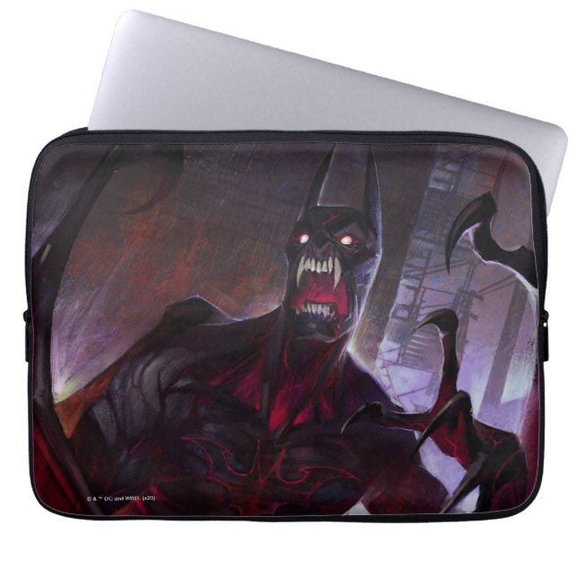 Infinite Crisis Vampire Batman Illustration Laptop Fodral (Framsidan)