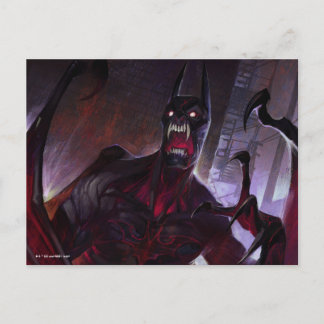 Infinite Crisis Vampire Batman Illustration Vykort
