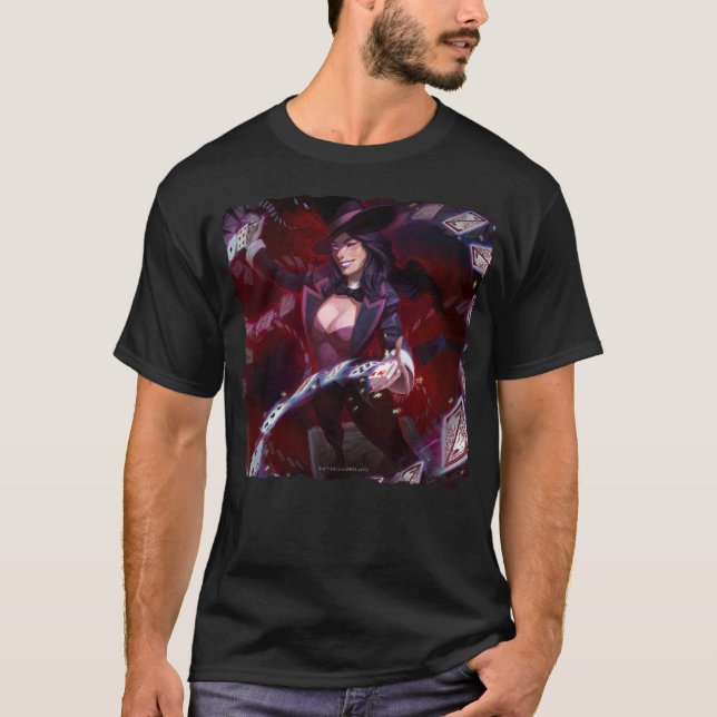 Infinite Crisis Zatanna Illustration T Shirt (Framsida)