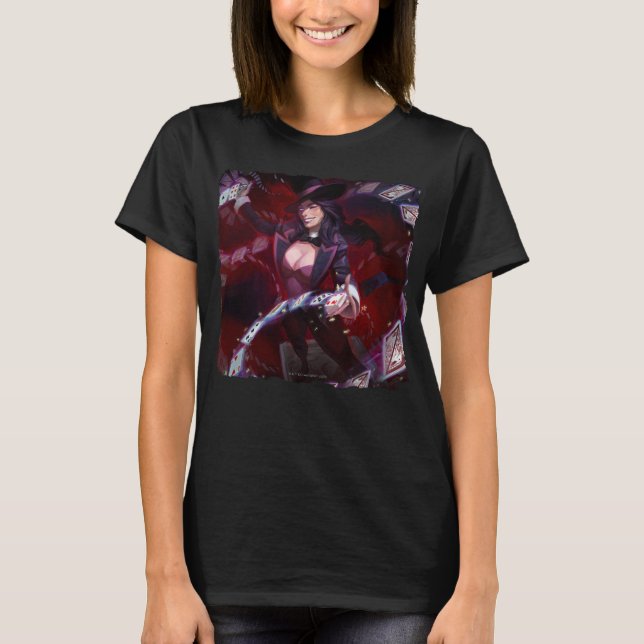 Infinite Crisis Zatanna Illustration T Shirt (Framsida)