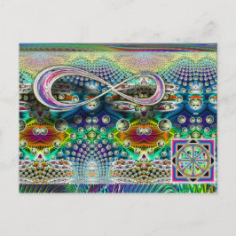 Infinite Dharma Wheel-vykort Vykort