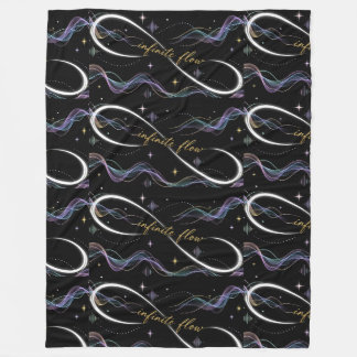 Infinite Flow Minimalistisk Frekvensfilt Flanellfi Fleecefilt