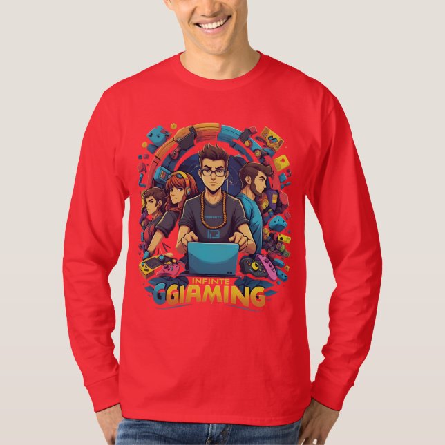 Infinite Gaming Realm T Shirt (Framsida)