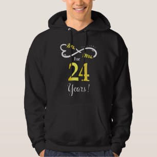 Infinite Kärlek, årsdag 24 år Hoodie